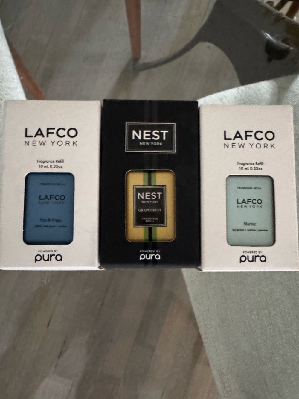 LAFCO Sea & Dune & Marine Fragrance and NEST Grapefruit - Set of 3 (Pura)